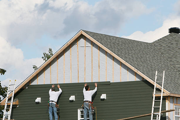 Professional Emergency Siding Repair technician working in Lock Haven, PA